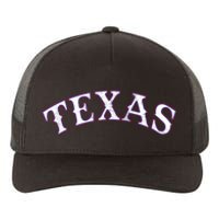 Texas Vintage Classic Logo Yupoong Adult 5-Panel Trucker Hat