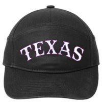 Texas Vintage Classic Logo 7-Panel Snapback Hat