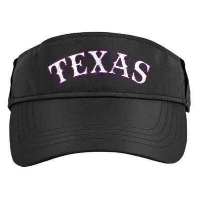 Texas Vintage Classic Logo Adult Drive Performance Visor