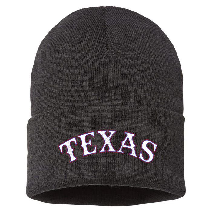 Texas Vintage Classic Logo Sustainable Knit Beanie