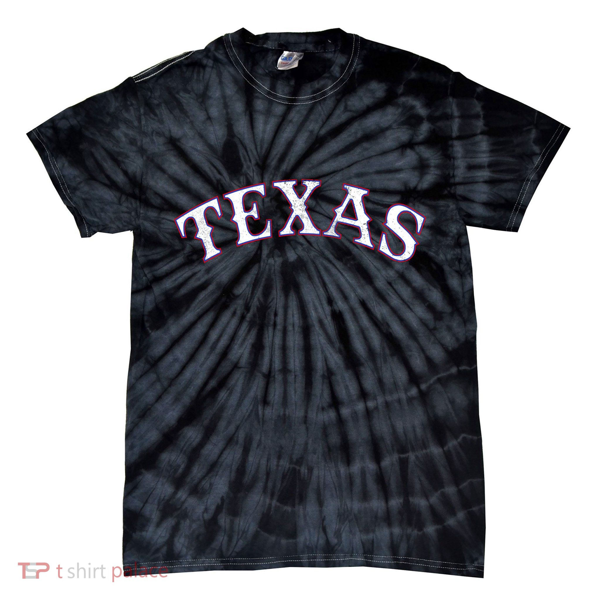 Texas Vintage Classic Logo Tie-Dye T-Shirt