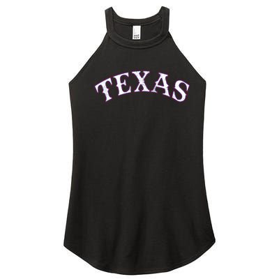 Texas Vintage Classic Logo Women’s Perfect Tri Rocker Tank