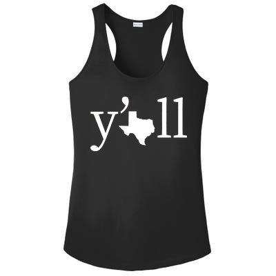 Texas Y'all Ladies PosiCharge Competitor Racerback Tank