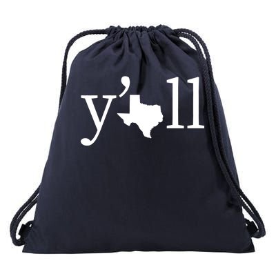 Texas Y'all Drawstring Bag