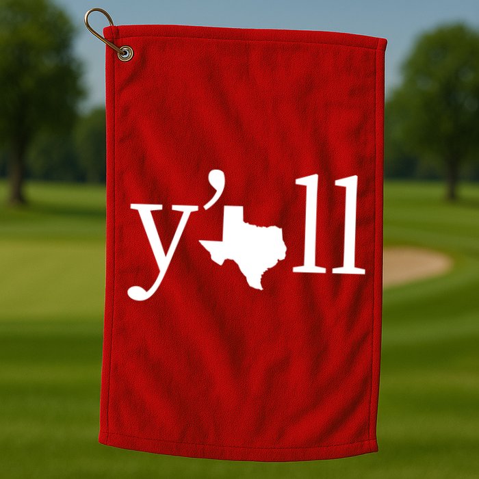 Texas Y'all Golf Towel