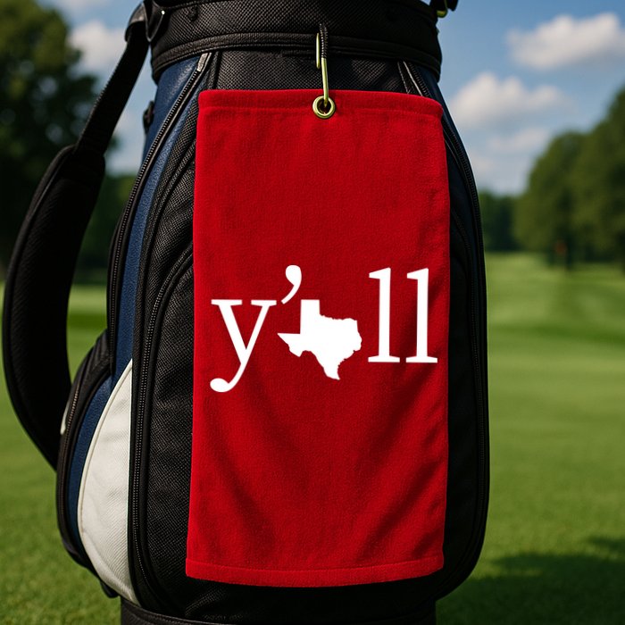 Texas Y'all Golf Towel