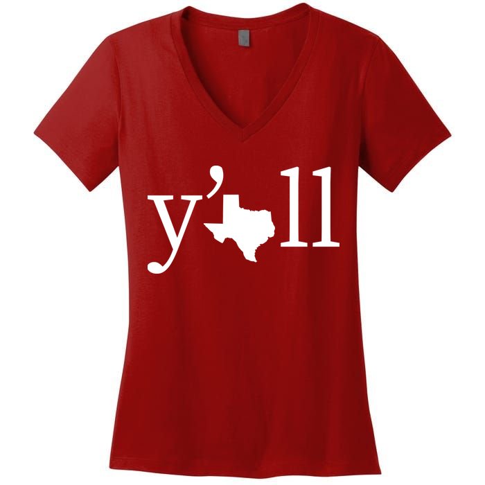 Texas Y'all Women's V-Neck T-Shirt