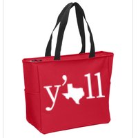 Texas Y'all Zip Tote Bag