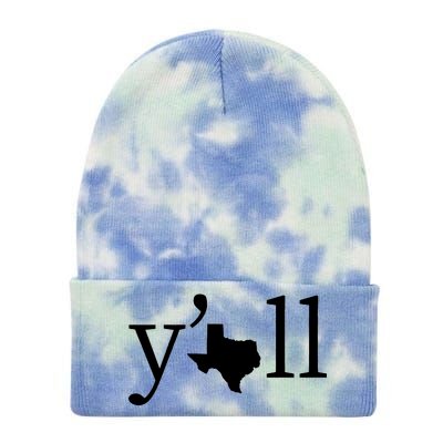 Texas Y'all Tie Dye 12in Knit Beanie