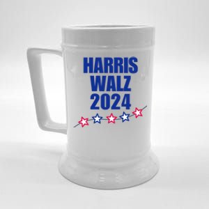 Trendy Election Year Harris And Walz Election Year 2024 Great Gift Beer Stein