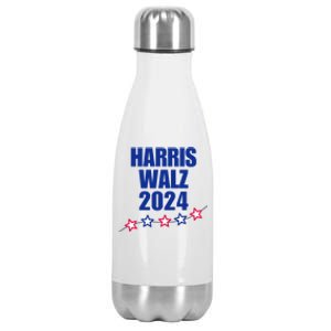 Trendy Election Year Harris And Walz Election Year 2024 Great Gift Stainless Steel Insulated Water Bottle