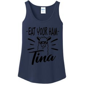 TINA EAT YOUR HAM FUNNY TINA EAT YOUR HAM Ladies Essential Tank