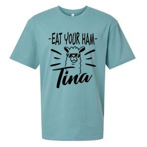 TINA EAT YOUR HAM FUNNY TINA EAT YOUR HAM Sueded Cloud Jersey T-Shirt