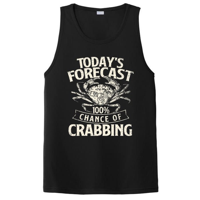 TodayS Forecast 100 Chance Of Crabbing Crab Crustaceans PosiCharge Competitor Tank