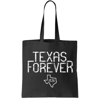 Texas Forever 1836 Aged Font Bag