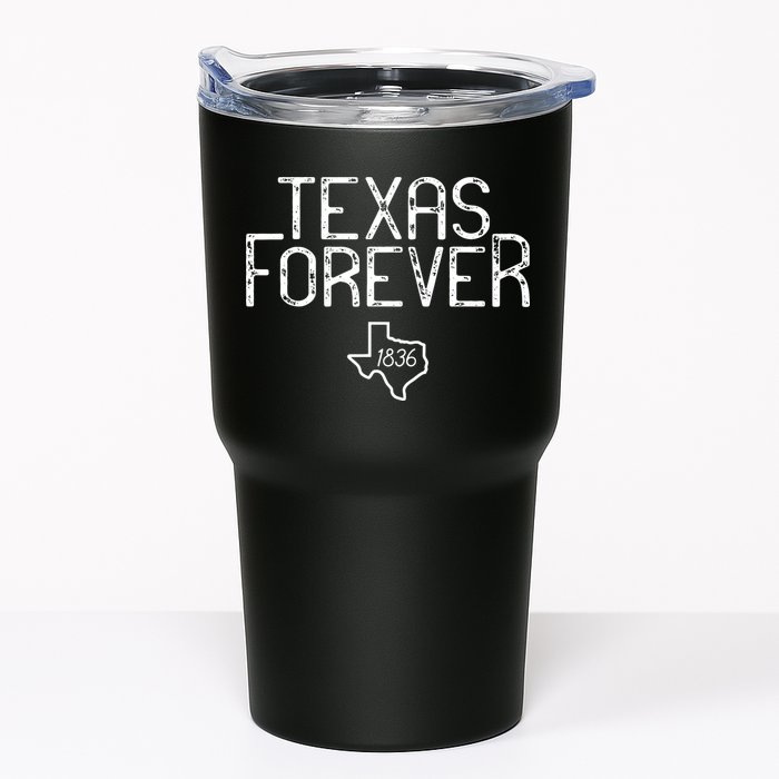 Texas Forever 1836 Aged Font Tumbler