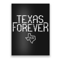 Texas Forever 1836 Aged Font Poster