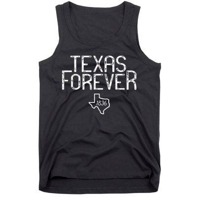 Texas Forever 1836 Aged Font Tank Top