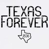 Texas Forever 1836 Aged Font Garment-Dyed Sweatshirt