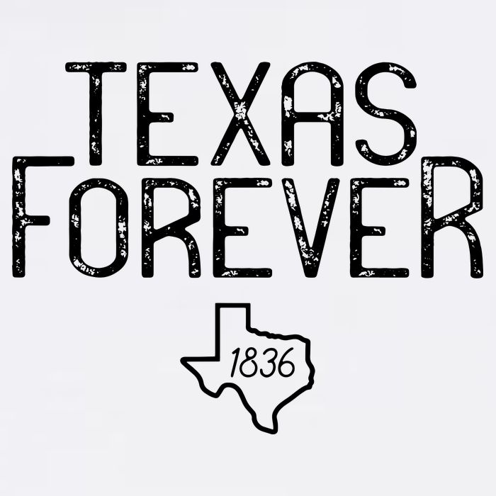 Texas Forever 1836 Aged Font Garment-Dyed Sweatshirt