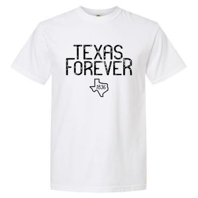 Texas Forever 1836 Aged Font Garment-Dyed Heavyweight T-Shirt