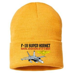 The F 18 Super Hornet In Action.Naval Aviation At Its Best. Sustainable Knit Beanie