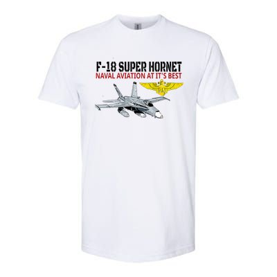 The F 18 Super Hornet In Action.Naval Aviation At Its Best. Softstyle CVC T-Shirt