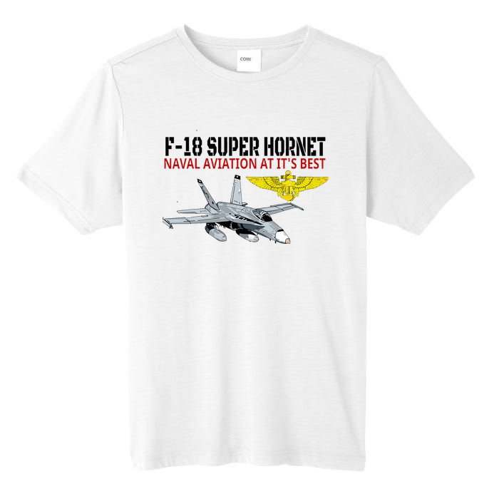 The F 18 Super Hornet In Action.Naval Aviation At Its Best. Tall Fusion ChromaSoft Performance T-Shirt