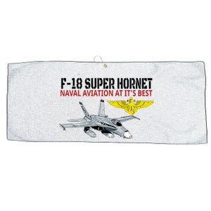 The F 18 Super Hornet In Action.Naval Aviation At Its Best. Large Microfiber Waffle Golf Towel