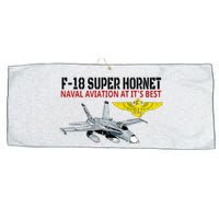 The F 18 Super Hornet In Action.Naval Aviation At Its Best. Large Microfiber Waffle Golf Towel