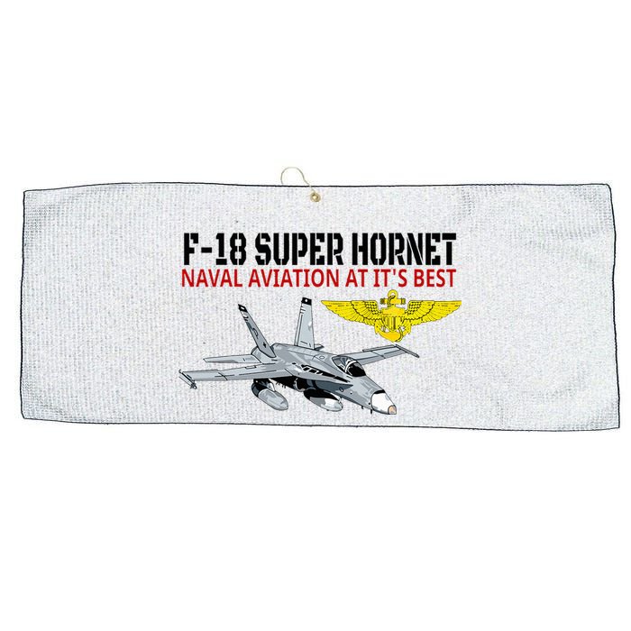 The F 18 Super Hornet In Action.Naval Aviation At Its Best. Large Microfiber Waffle Golf Towel