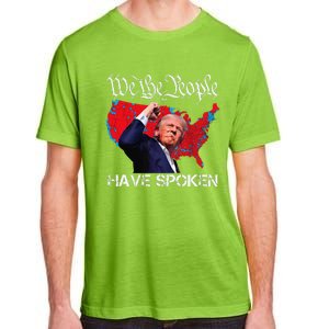 Trump Fight 2024 We The People Have Spoken Election Map Adult ChromaSoft Performance T-Shirt