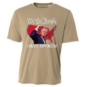 Trump Fight 2024 We The People Have Spoken Election Map Cooling Performance Crew T-Shirt