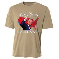 Trump Fight 2024 We The People Have Spoken Election Map Cooling Performance Crew T-Shirt