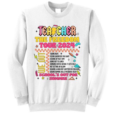 Teacher Freedom 2024 School Out Sweatshirt