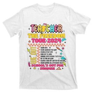 Teacher Freedom 2024 School Out T-Shirt