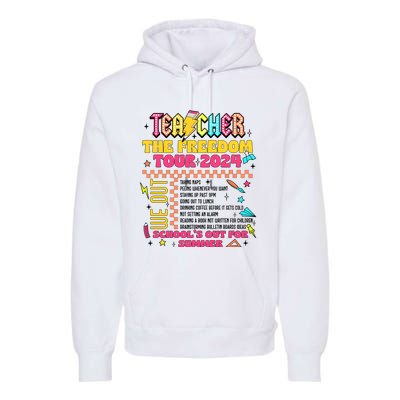 Teacher Freedom 2024 School Out Premium Hoodie