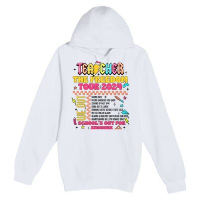 Teacher Freedom 2024 School Out Premium Pullover Hoodie