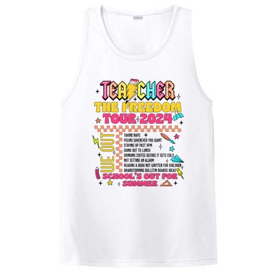 Teacher Freedom 2024 School Out PosiCharge Competitor Tank