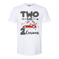 Two Fast 2 Curious Racing 2nd Birthday gift Softstyle CVC T-Shirt