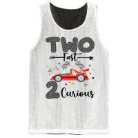 Two Fast 2 Curious Racing 2nd Birthday gift Mesh Reversible Basketball Jersey Tank