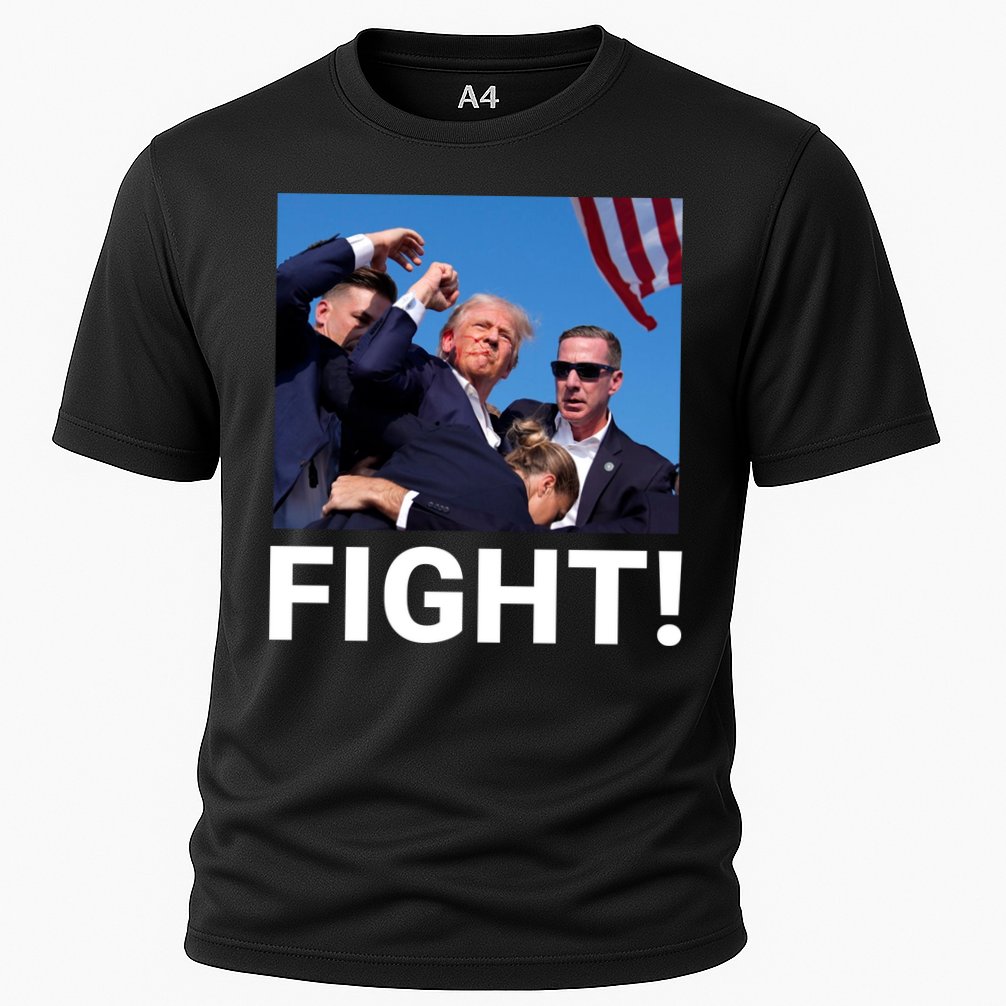 Trump Fight 2024 Usa Flag Save Our Republic Pennsylvania Rally 2024 Cooling Performance Crew T-Shirt