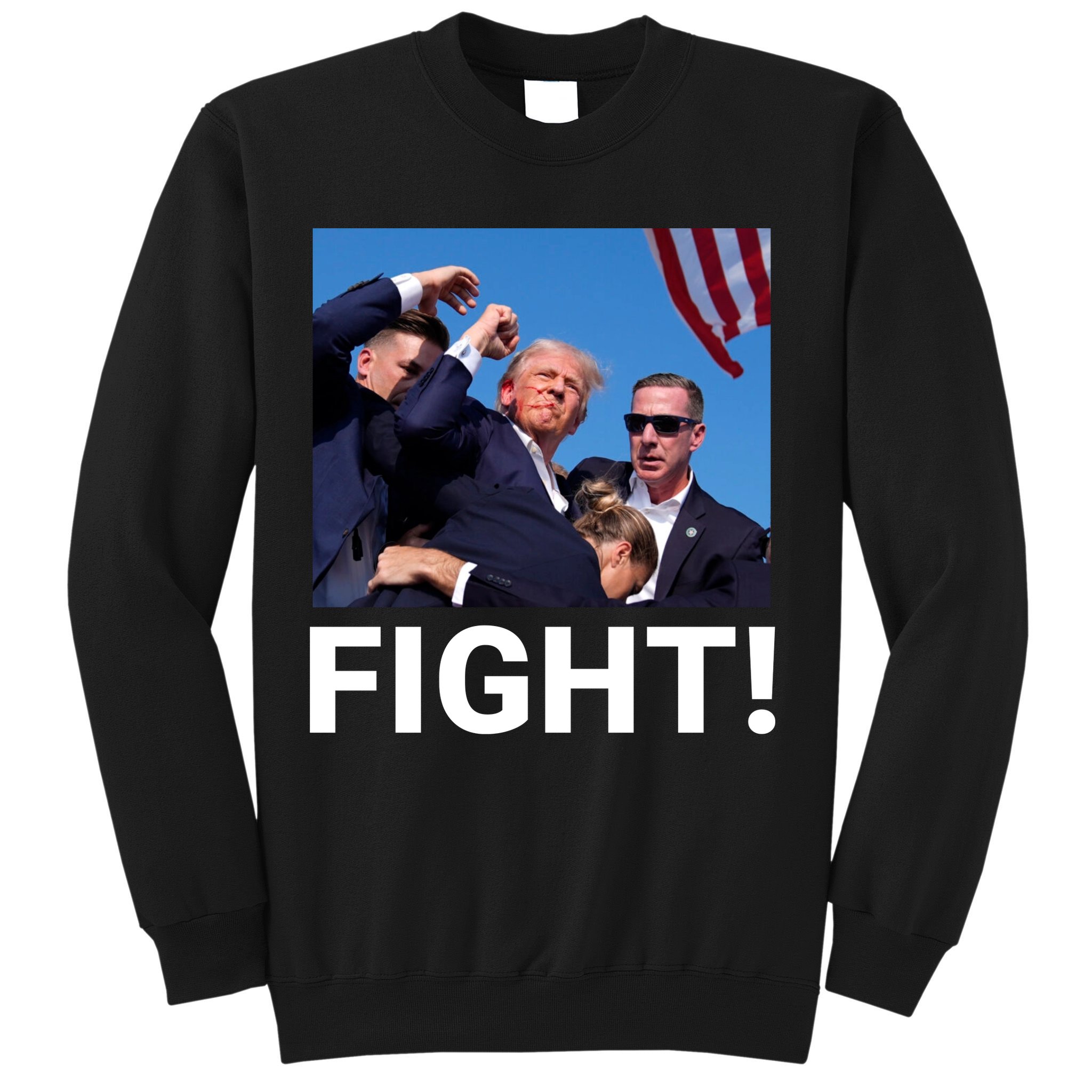 Trump Fight 2024 Usa Flag Save Our Republic Pennsylvania Rally 2024 Sweatshirt