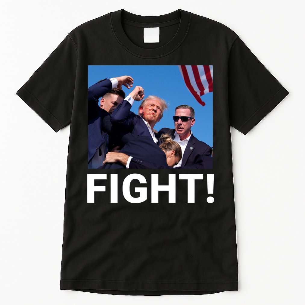 Trump Fight 2024 Usa Flag Save Our Republic Pennsylvania Rally 2024 Tall T-Shirt