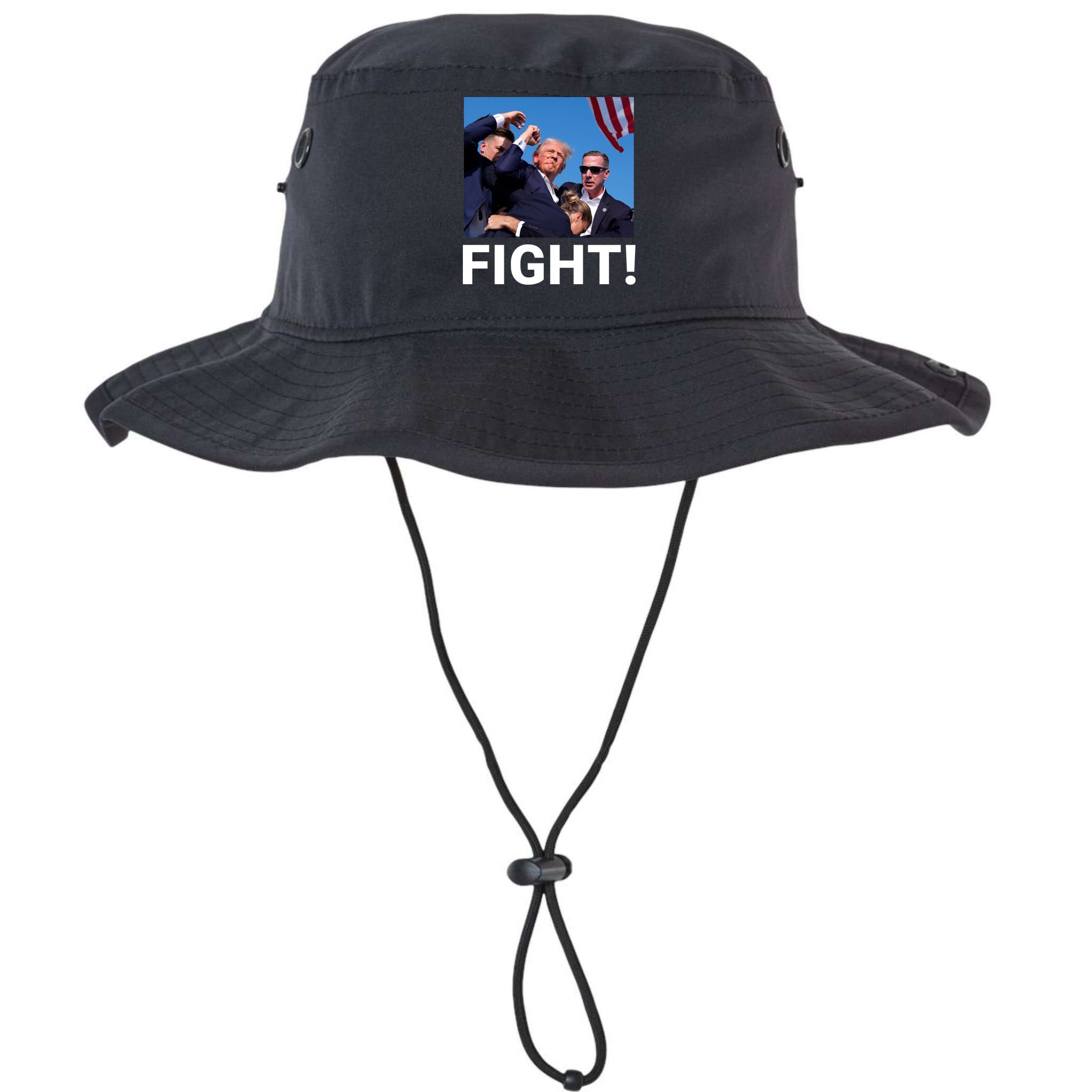 Trump Fight 2024 Usa Flag Save Our Republic Pennsylvania Rally 2024 Bucket Hat