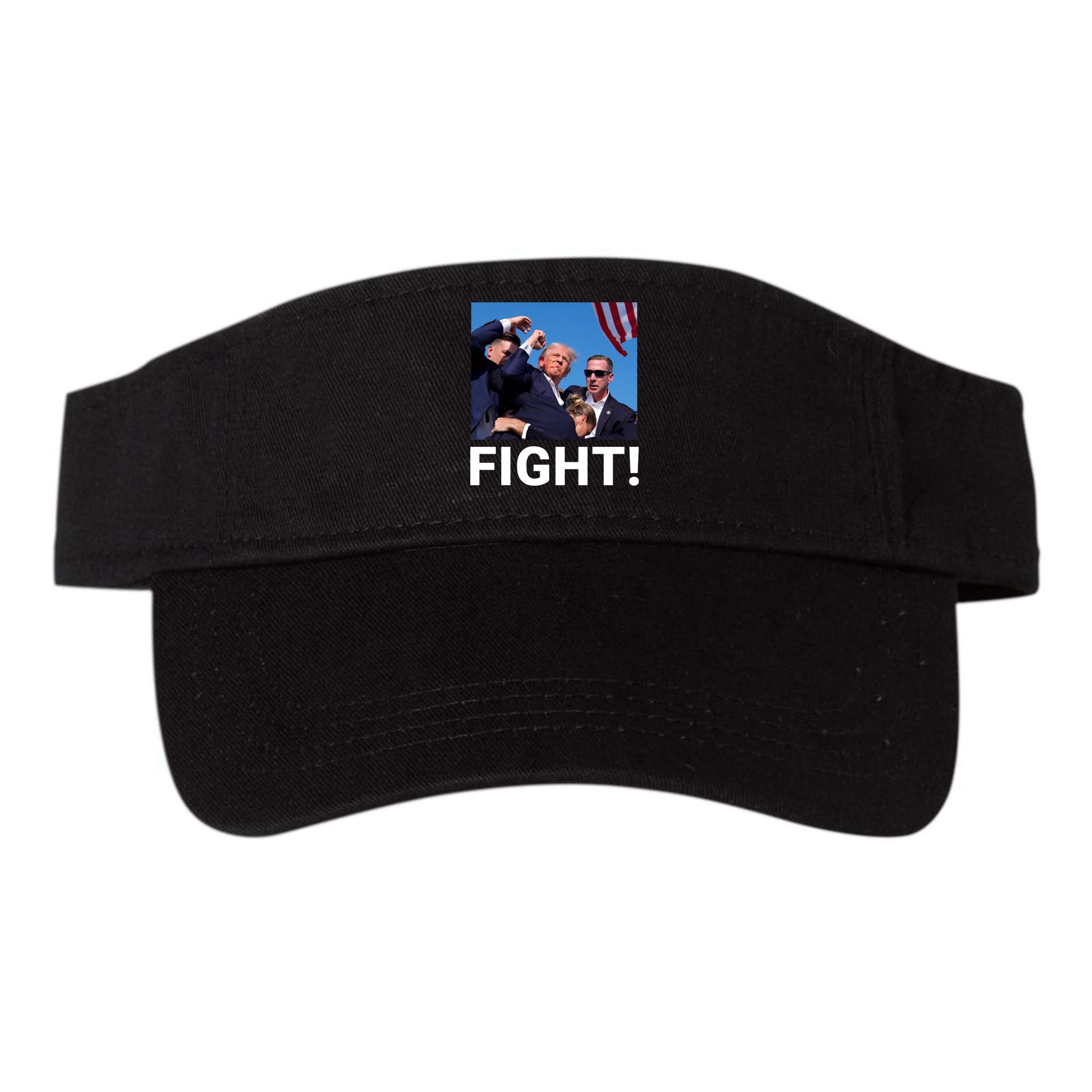 Trump Fight 2024 Usa Flag Save Our Republic Pennsylvania Rally 2024 Visor