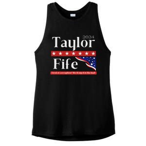 Taylor Fife 2024 Presidential Campaign Design Ladies PosiCharge Tri-Blend Wicking Tank