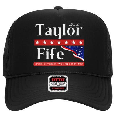 Taylor Fife 2024 Presidential Campaign Design High Crown Mesh Back Trucker Hat