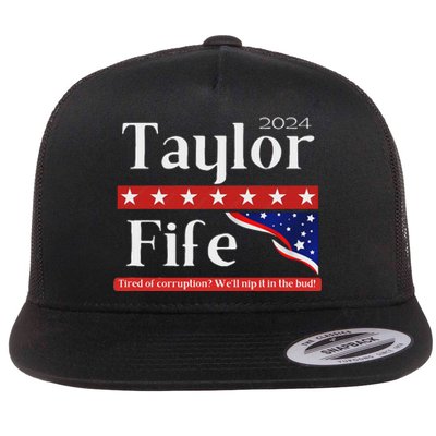 Taylor Fife 2024 Presidential Campaign Design Flat Bill Trucker Hat