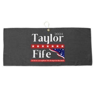 Taylor Fife 2024 Presidential Campaign Design Large Microfiber Waffle Golf Towel